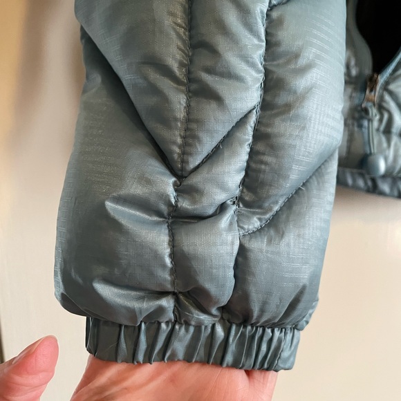 Rischio Blue Down Puffer Coat. Size Medium. - Picture 5 of 10